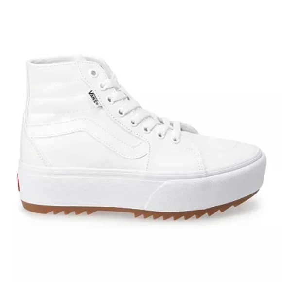 New In Box! Turquoise Vans Filmore Hi Tapered Platform ST high-top shoes - Picture 2 of 8